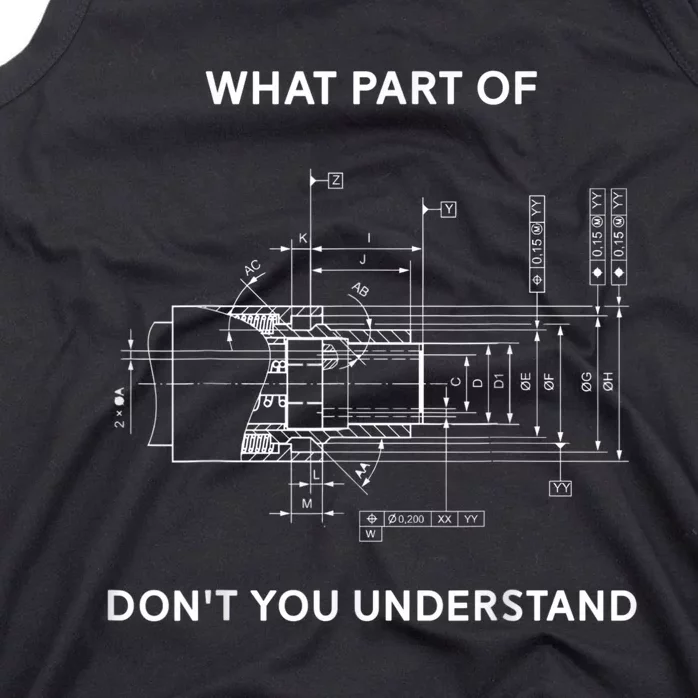 Funny Engineering Mechanical Engineering Tank Top