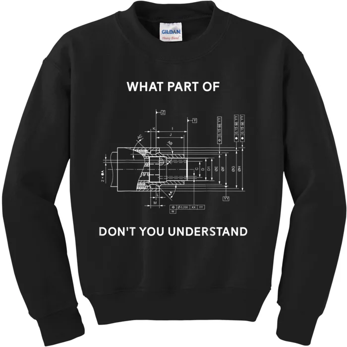 Funny Engineering Mechanical Engineering Kids Sweatshirt