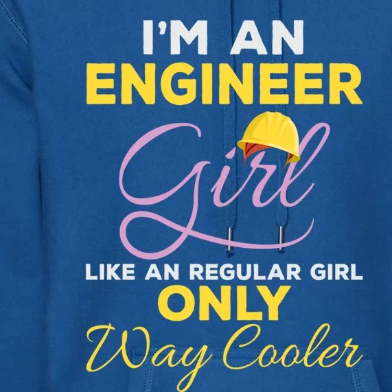 Female Engineering Major Graduates Feminist Engineer Funny Gift Premium Hoodie