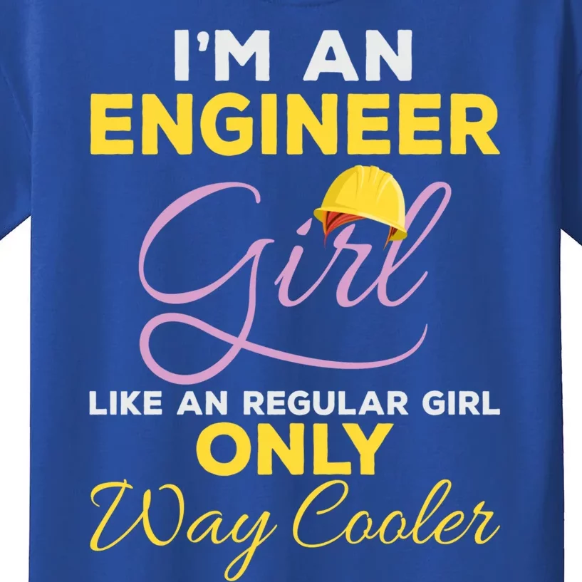 Female Engineering Major Graduates Feminist Engineer Funny Gift Kids T-Shirt