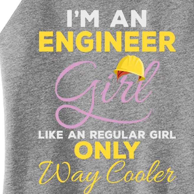 Female Engineering Major Graduates Feminist Engineer Funny Gift Women’s Perfect Tri Rocker Tank