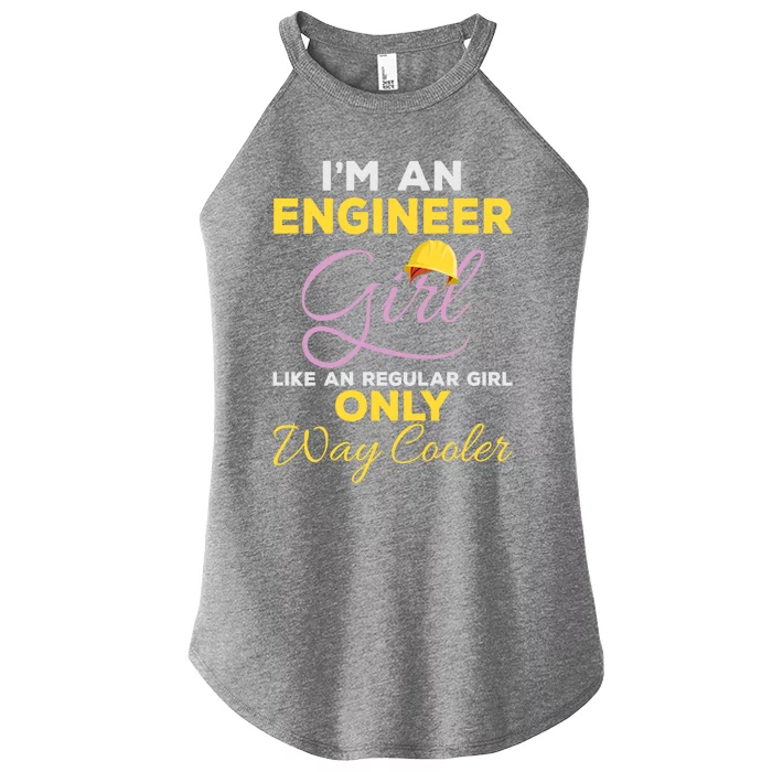 Female Engineering Major Graduates Feminist Engineer Funny Gift Women’s Perfect Tri Rocker Tank