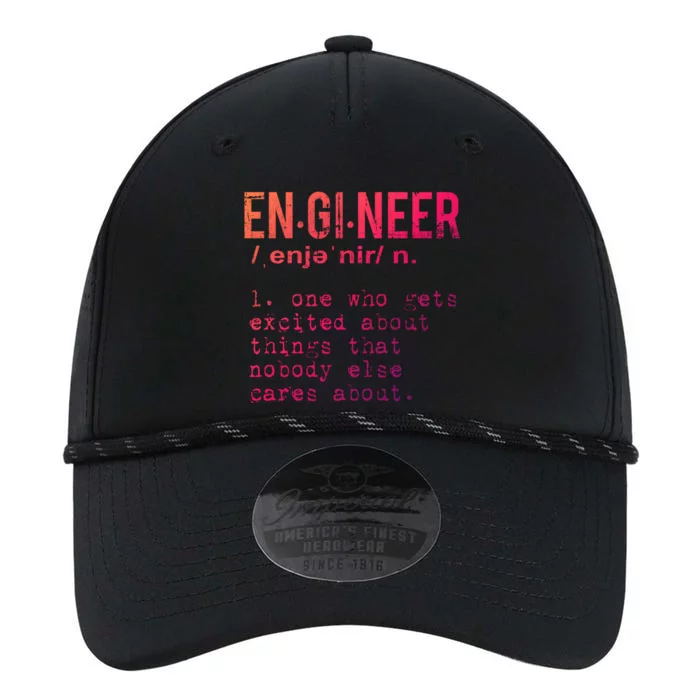 Funny Engineering Meaningful Gift Engineer Definition Gift Performance The Dyno Cap