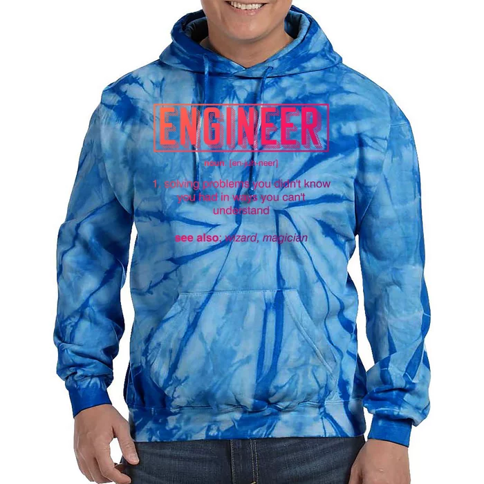 Funny Engineering Major College Students No Life Money Sleep Gift Tie Dye Hoodie