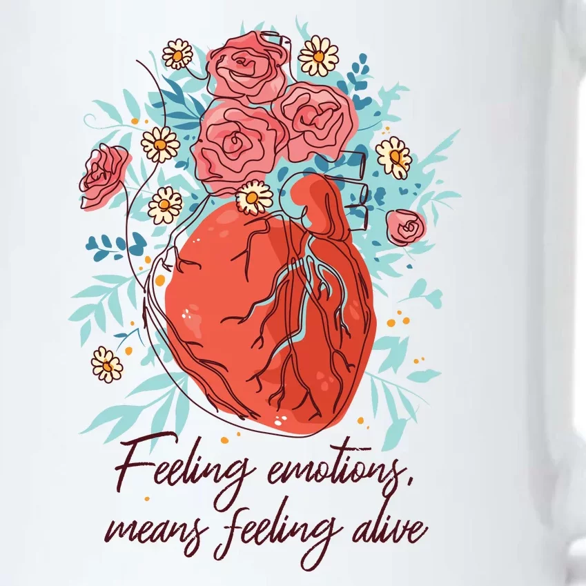 Feeling Emotions Means Feeling Alive Black Color Changing Mug