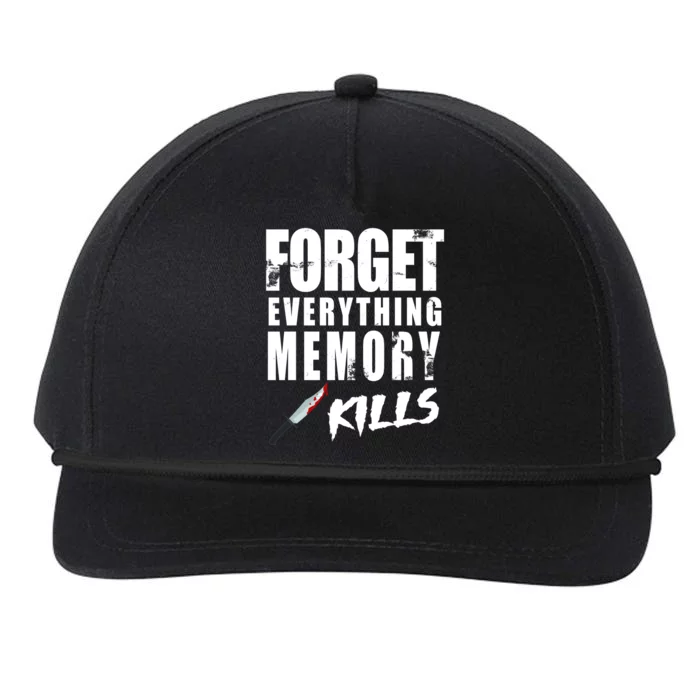 Forget Everything Memory Kills Snapback Five-Panel Rope Hat