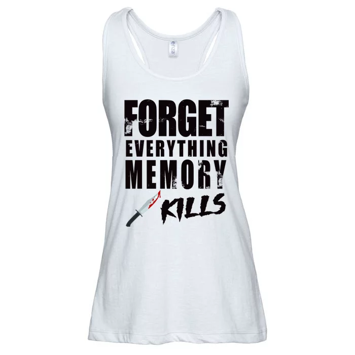 Forget Everything Memory Kills Ladies Essential Flowy Tank