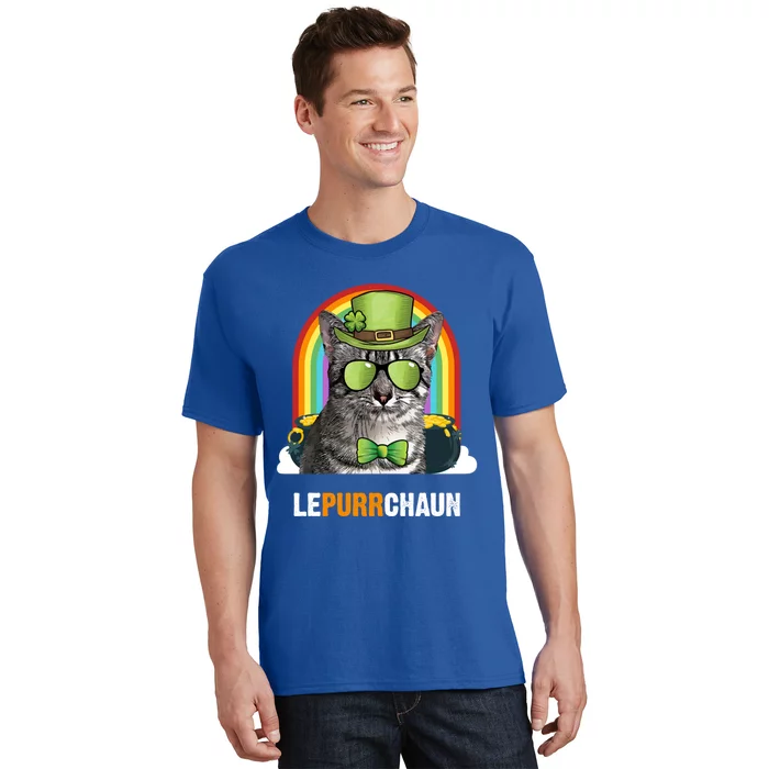 Funny Egyptian Mau Cat Lepurrchaun St Patricks Day Gift T-Shirt