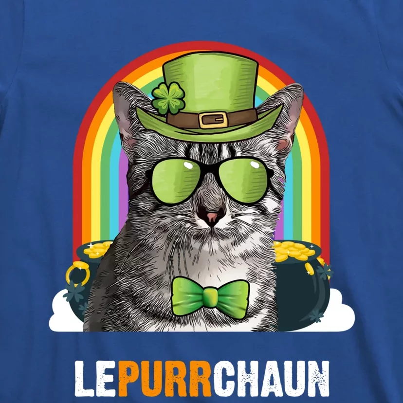 Funny Egyptian Mau Cat Lepurrchaun St Patricks Day Gift T-Shirt