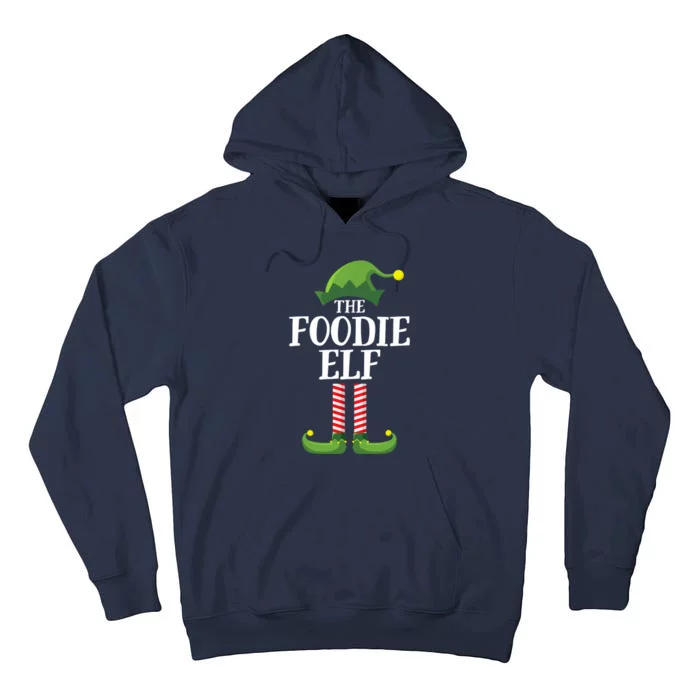 Foodie Elf Matching Family Group Christmas Party Tall Hoodie