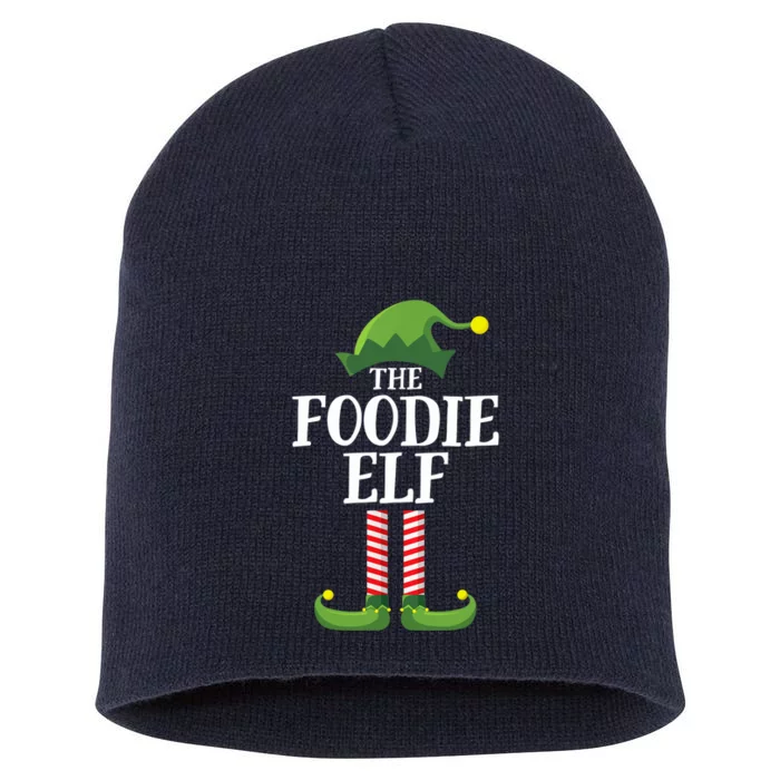 Foodie Elf Matching Family Group Christmas Party Short Acrylic Beanie