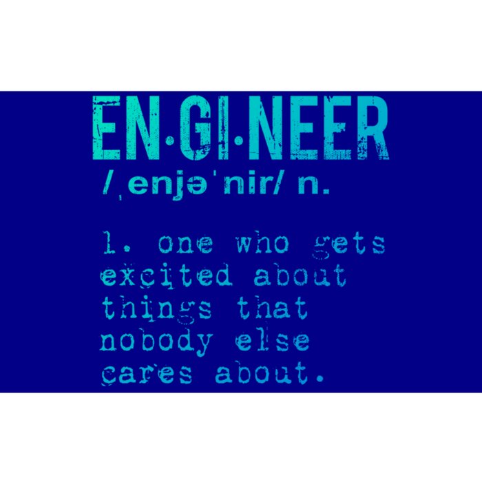 Funny Engineering Meaningful Gift Engineer Definition Gift Bumper Sticker