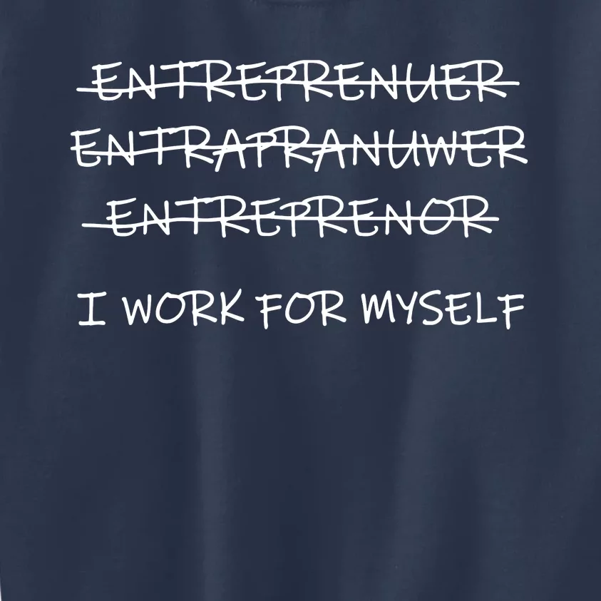 Funny Entrepreneur Men Women CEO Business Owner Gifts Kids Sweatshirt