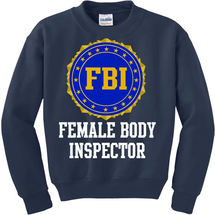 Female Body Inspector Kids Sweatshirt