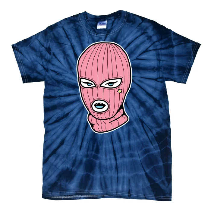 Female Pink Ski Tie-Dye T-Shirt