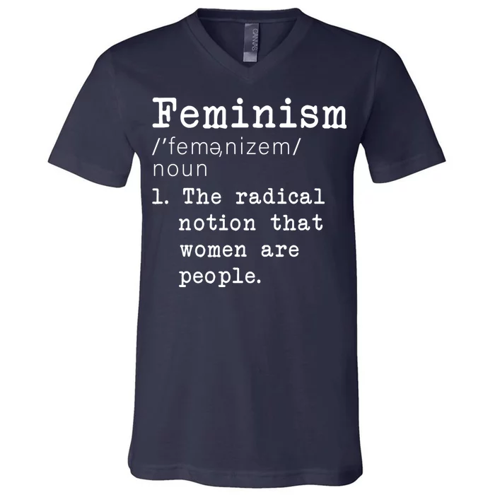 Feminism Definition V-Neck T-Shirt