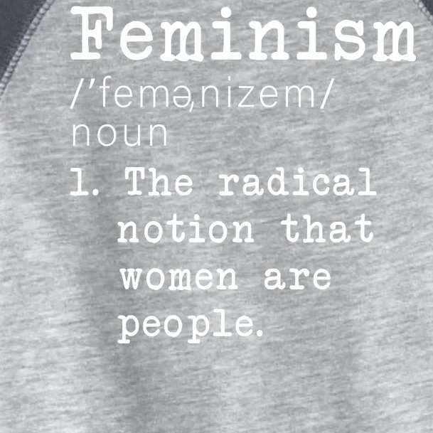 Feminism Definition Toddler Fine Jersey T-Shirt