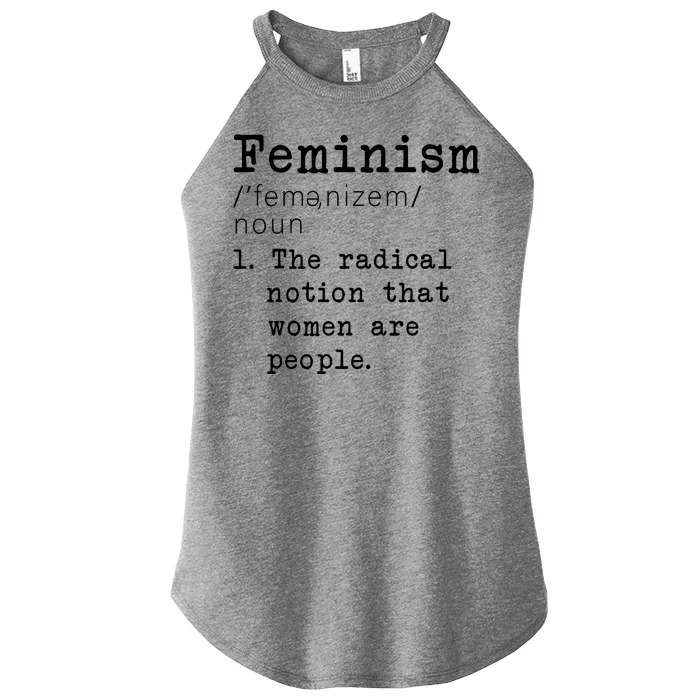 Feminism Definition Women’s Perfect Tri Rocker Tank