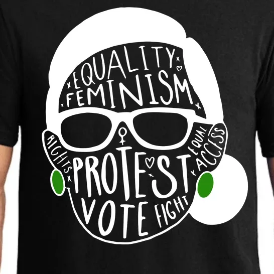 Feminism Equality Protest Vote Ruth Bader Ginsburg Pajama Set