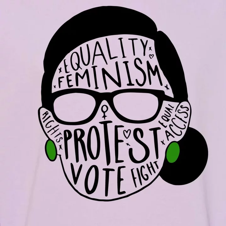 Feminism Equality Protest Vote Ruth Bader Ginsburg Garment-Dyed Sweatshirt