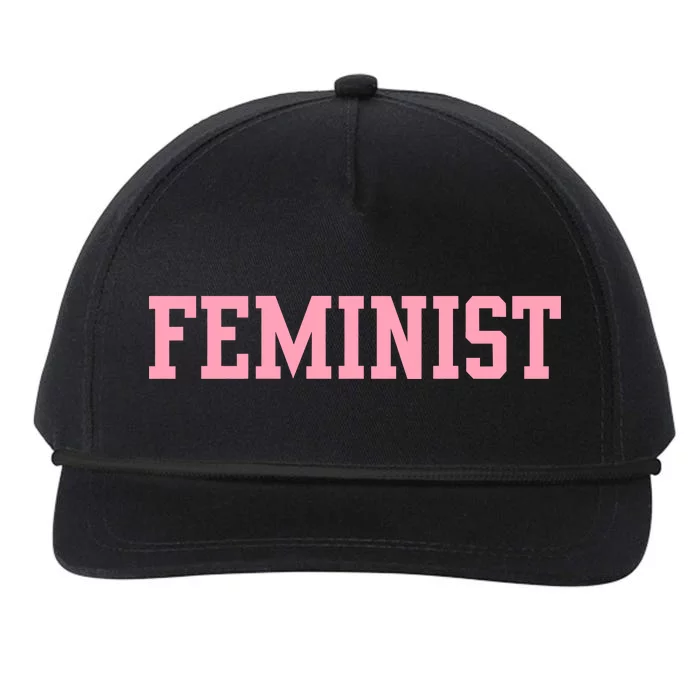 Feminist Snapback Five-Panel Rope Hat