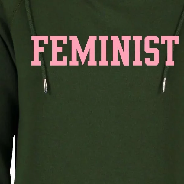 Feminist Womens Funnel Neck Pullover Hood