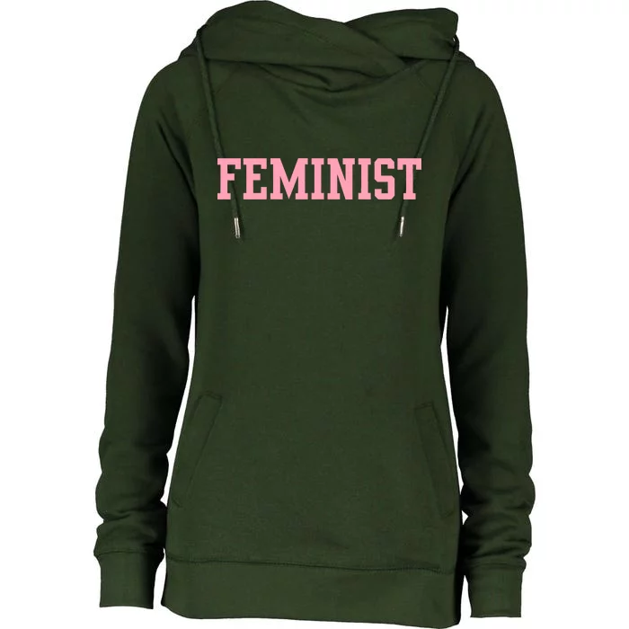 Feminist Womens Funnel Neck Pullover Hood