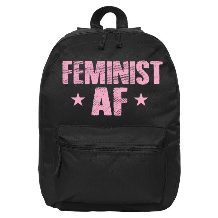 Feminist AF 16 in Basic Backpack