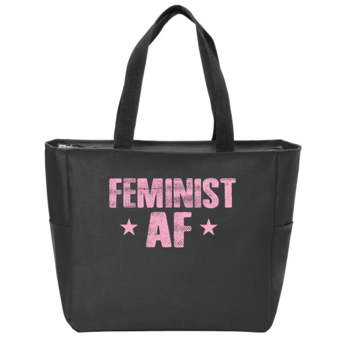 Feminist AF Zip Tote Bag