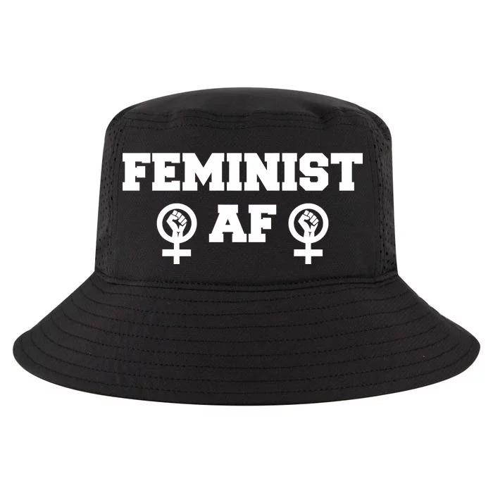 Feminist AF Women's Rights Fist Logo Cool Comfort Performance Bucket Hat