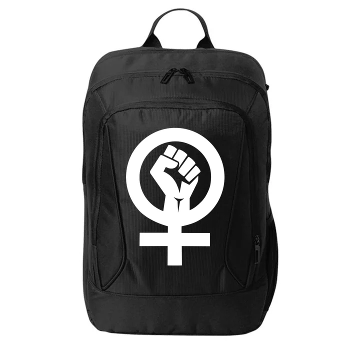 Feminist Womens Rights Feminism Symbol City Backpack