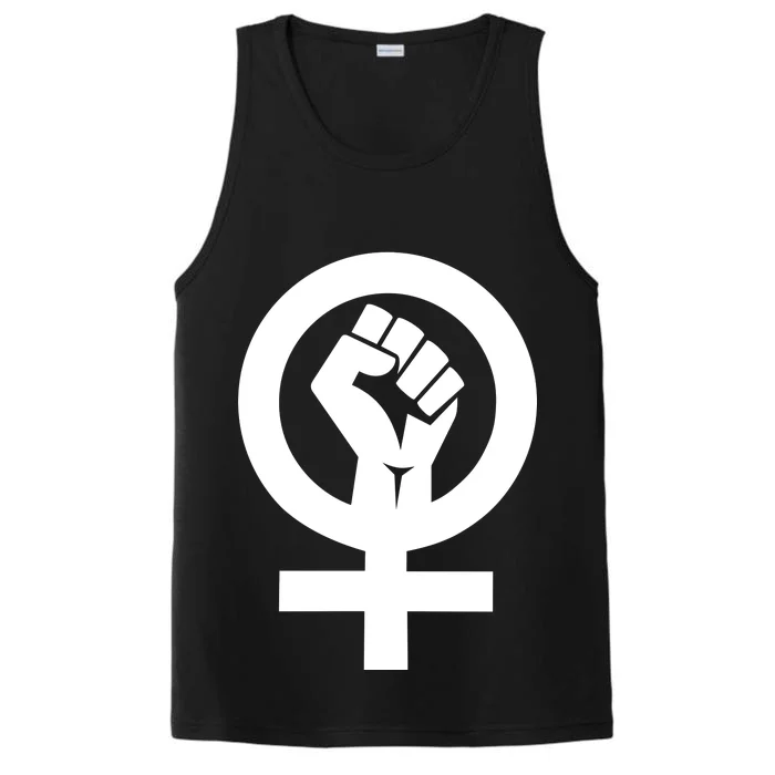 Feminist Womens Rights Feminism Symbol Performance Tank