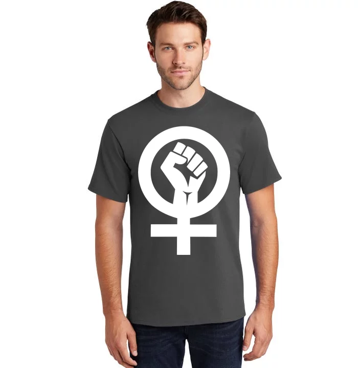 Feminist Womens Rights Feminism Symbol Tall T-Shirt