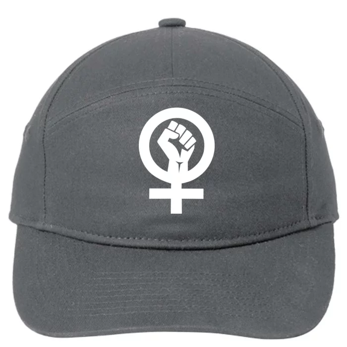 Feminist Womens Rights Feminism Symbol 7-Panel Snapback Hat