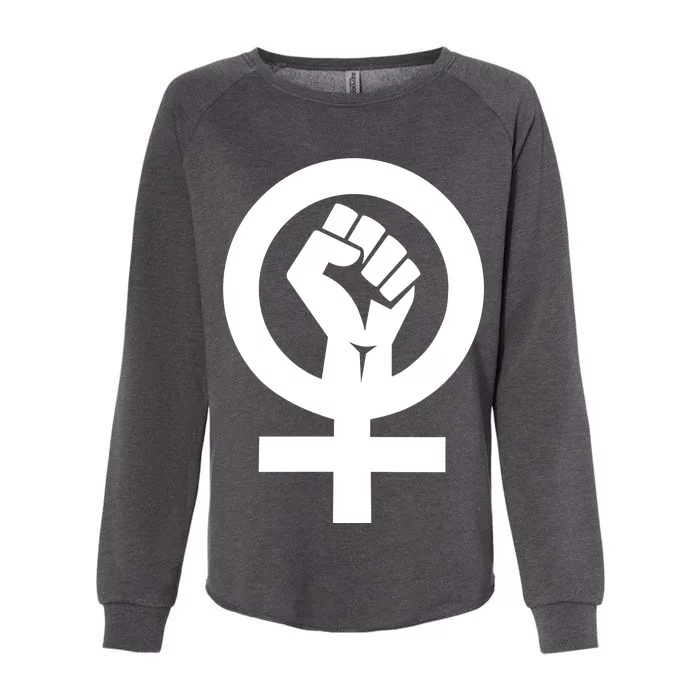 Feminist Womens Rights Feminism Symbol Womens California Wash Sweatshirt