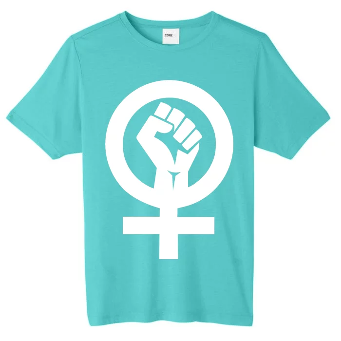 Feminist Womens Rights Feminism Symbol ChromaSoft Performance T-Shirt