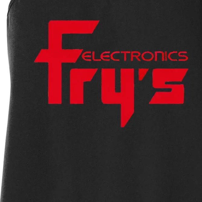 FryS Electronics Nostalgic Women's Racerback Tank