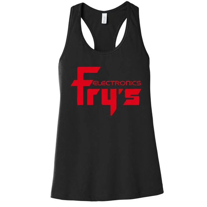 FryS Electronics Nostalgic Women's Racerback Tank