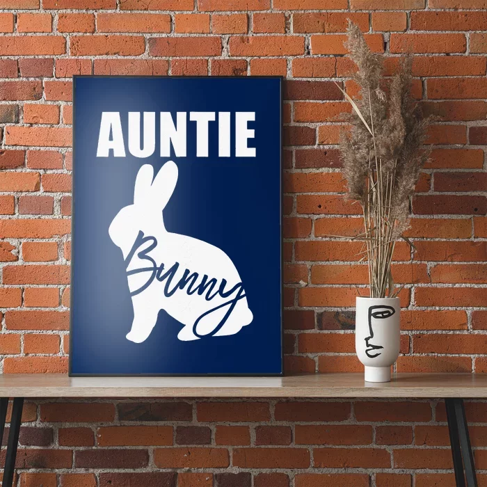 Funny Easter Outfit Cute Gift For Aunt Auntie Bunny Poster