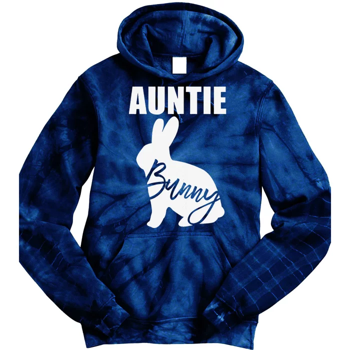 Funny Easter Outfit Cute Gift For Aunt Auntie Bunny Tie Dye Hoodie