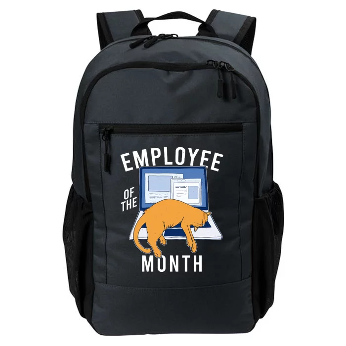 Funny Employee Of The Month Sleepy Cat Laptop Daily Commute Backpack