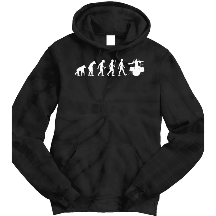 Funny Evolution Of Drummer Drumming Gifts For Drummers Tie Dye Hoodie