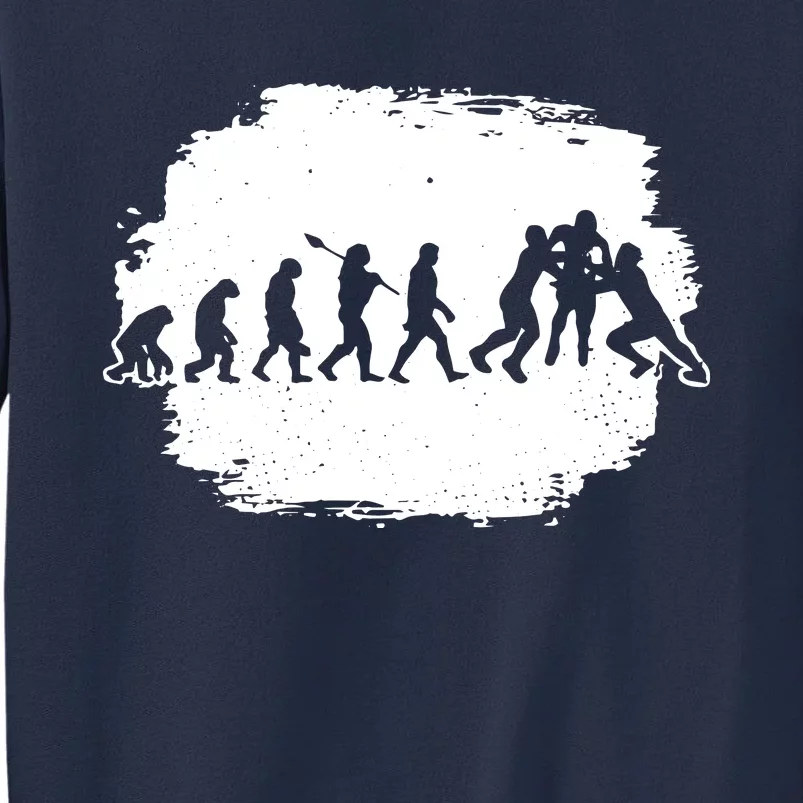 Funny Evolution Of Rugby Sweatshirt