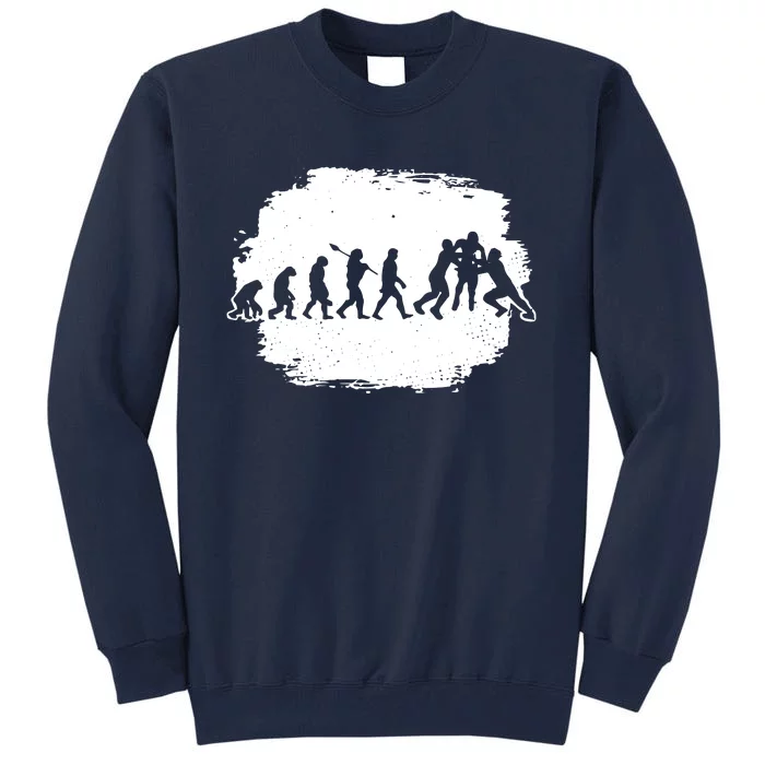 Funny Evolution Of Rugby Tall Sweatshirt