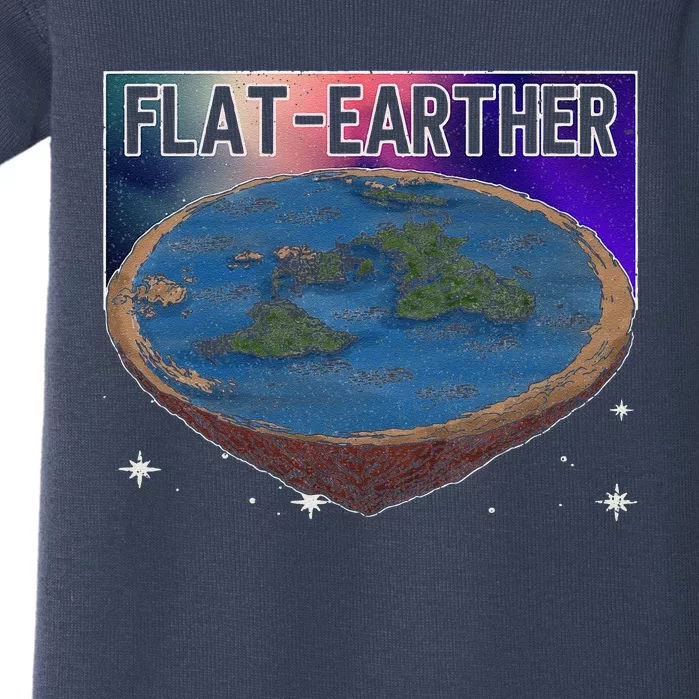 FlatEarther Earth Planet Space Lover Baby Bodysuit