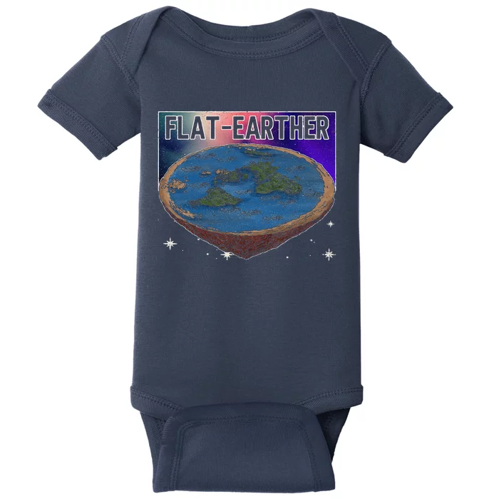 FlatEarther Earth Planet Space Lover Baby Bodysuit