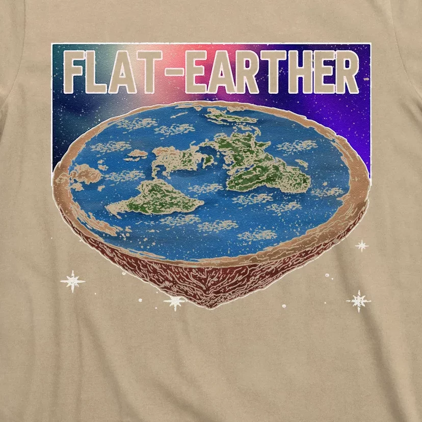 FlatEarther Earth Planet Space Lover T-Shirt