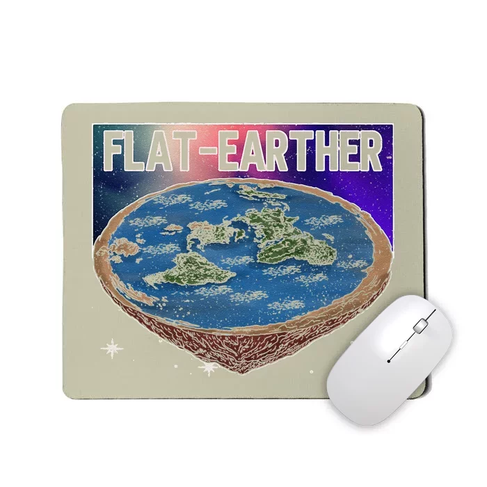 FlatEarther Earth Planet Space Lover Mousepad