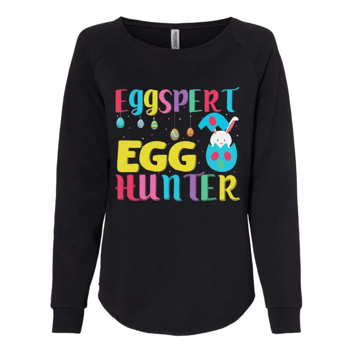 Funny Easter Pug Bunny Ear Eggs Basket Womens California Wash Sweatshirt