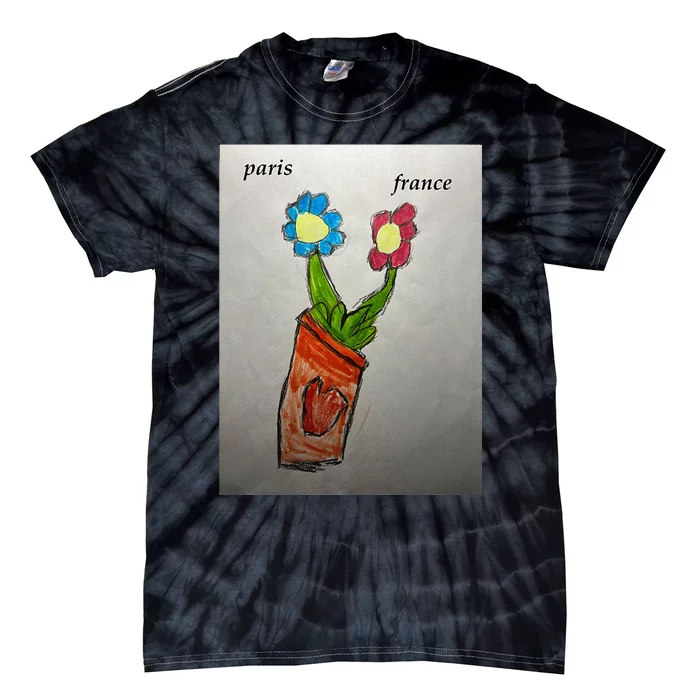 Fleurs En Pot Tie-Dye T-Shirt